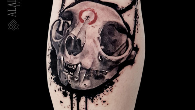 chat-skull-tatouage-noumea-cat-tattoo-sydney
