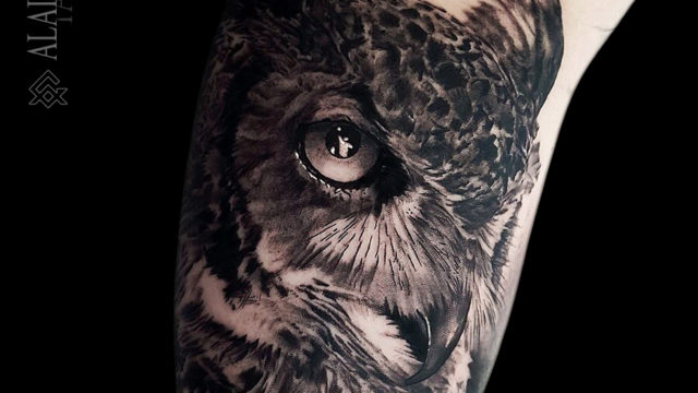 hiboux-tatouage-noumea-owl-tattoo-sydney