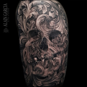 skull-gothic-tatouage-noumea-tattoo-sydney