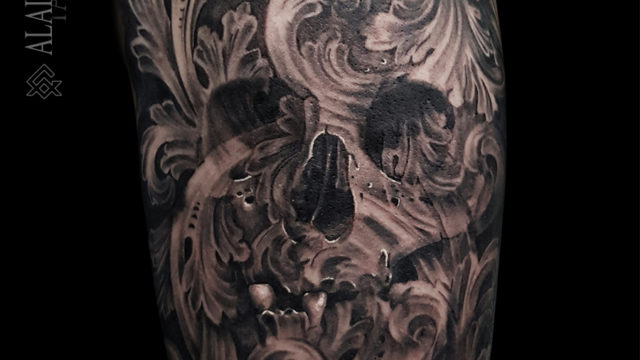 skull-gothic-tatouage-noumea-tattoo-sydney