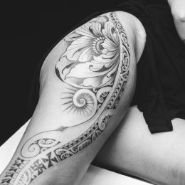 Mandala et motifs polynésiens